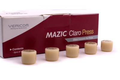 Mazic Claro Press LT A2 S_Mazic Claro Press стеклокерамический слиток на основе дисиликата лития 3 фото